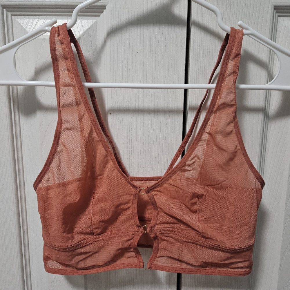 Colsie Longline Mesh Bralette